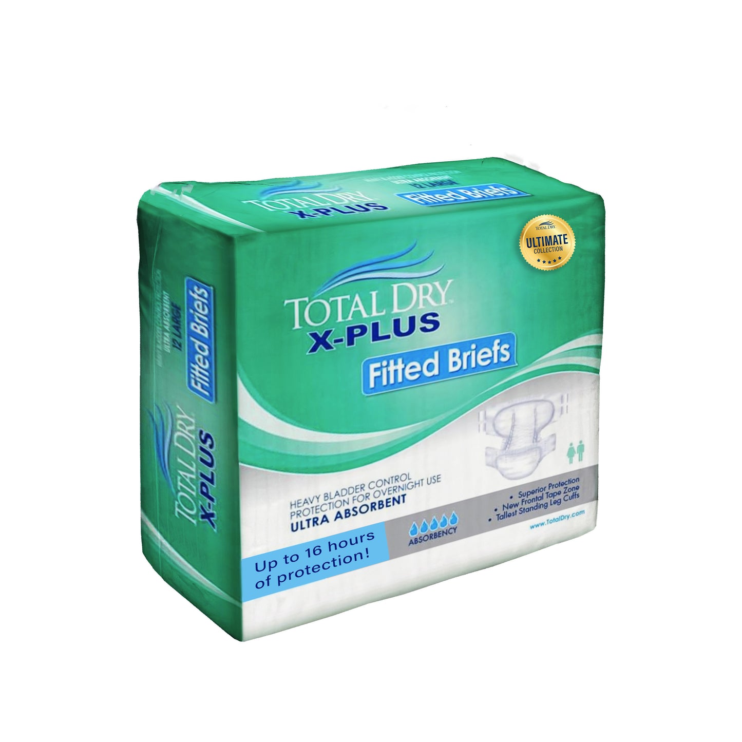 TotalDry Ultimate X-Plus Fitted Briefs