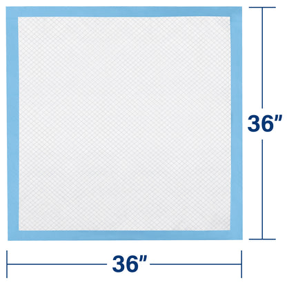 TotalDry Ultimate Underpads - 36" x 36" Heavy Absorbency for Ultimate Comfort and Protection. Disposable Chucks for Adults, Children & Pets