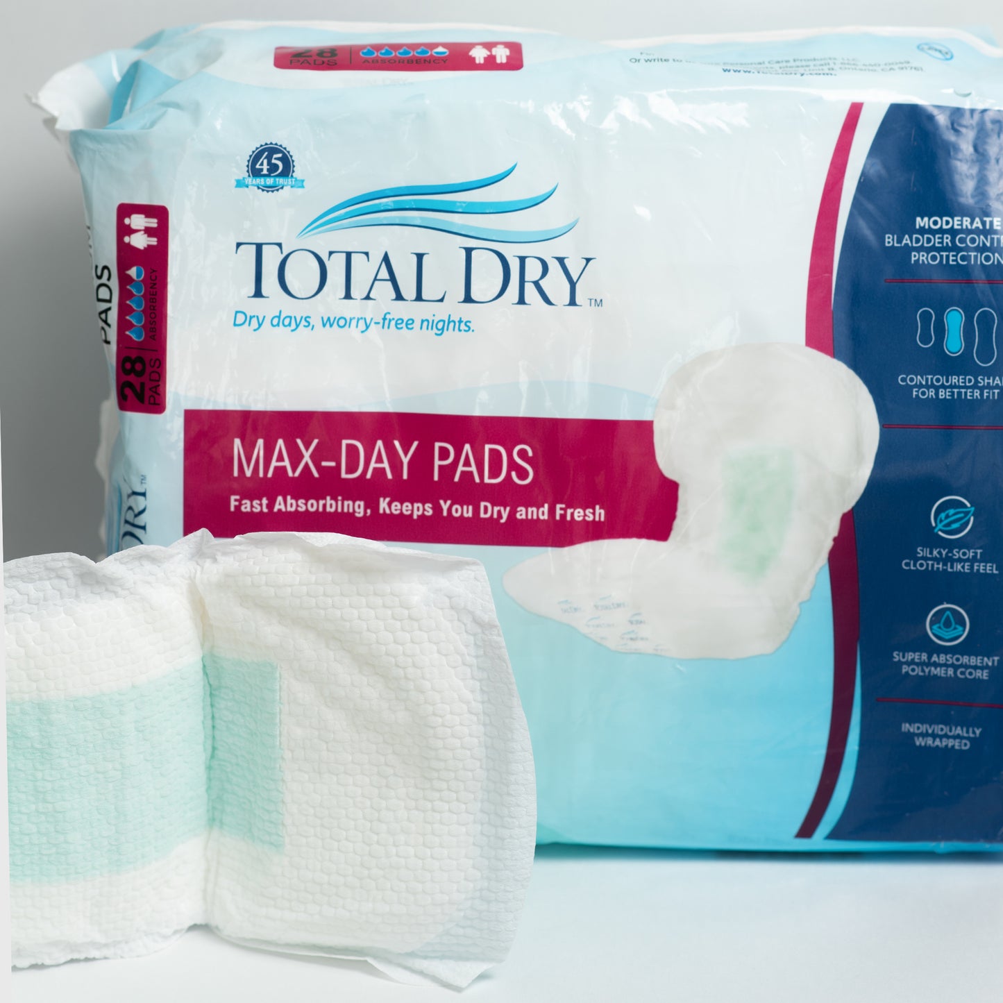 TotalDry Max-Day Pads