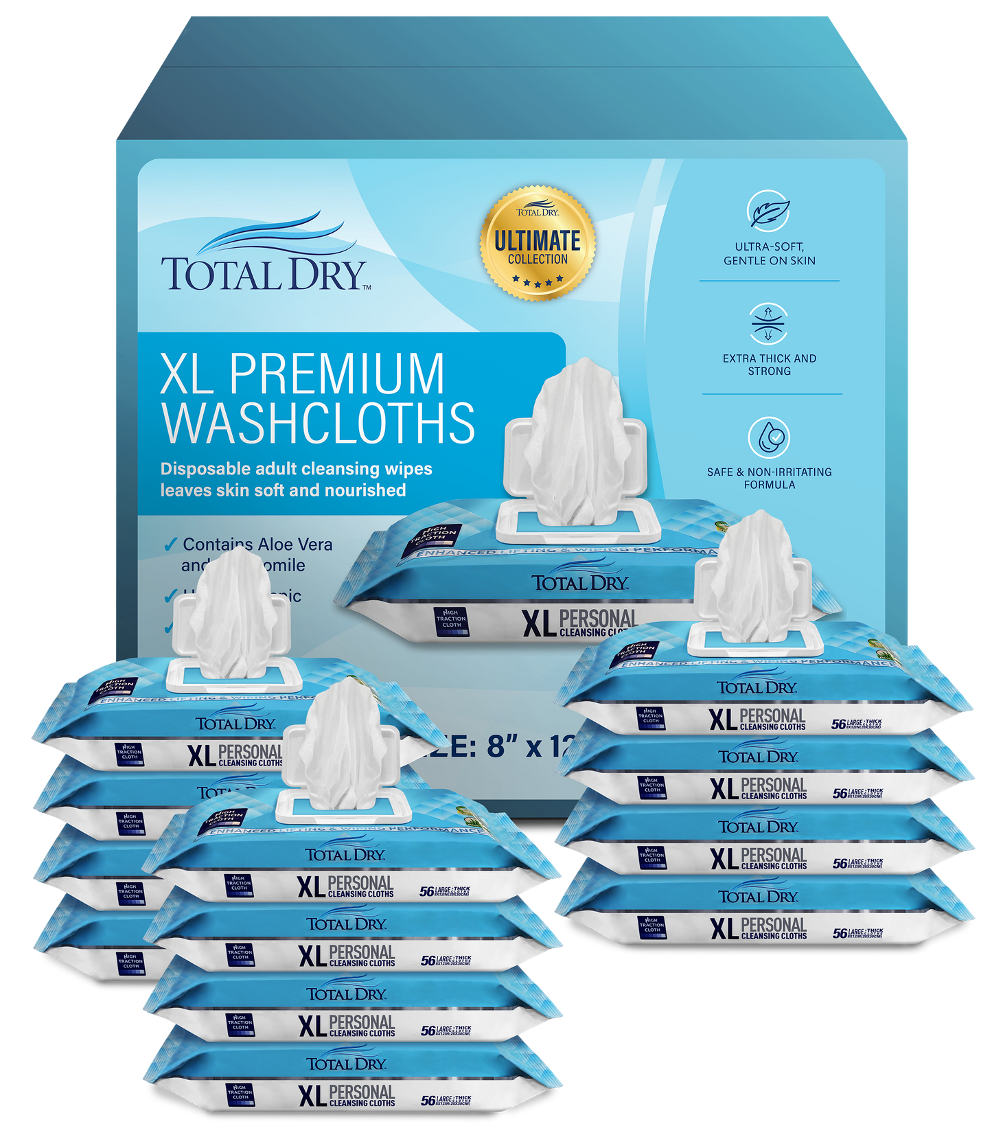 Extra Large Premium Washcloths