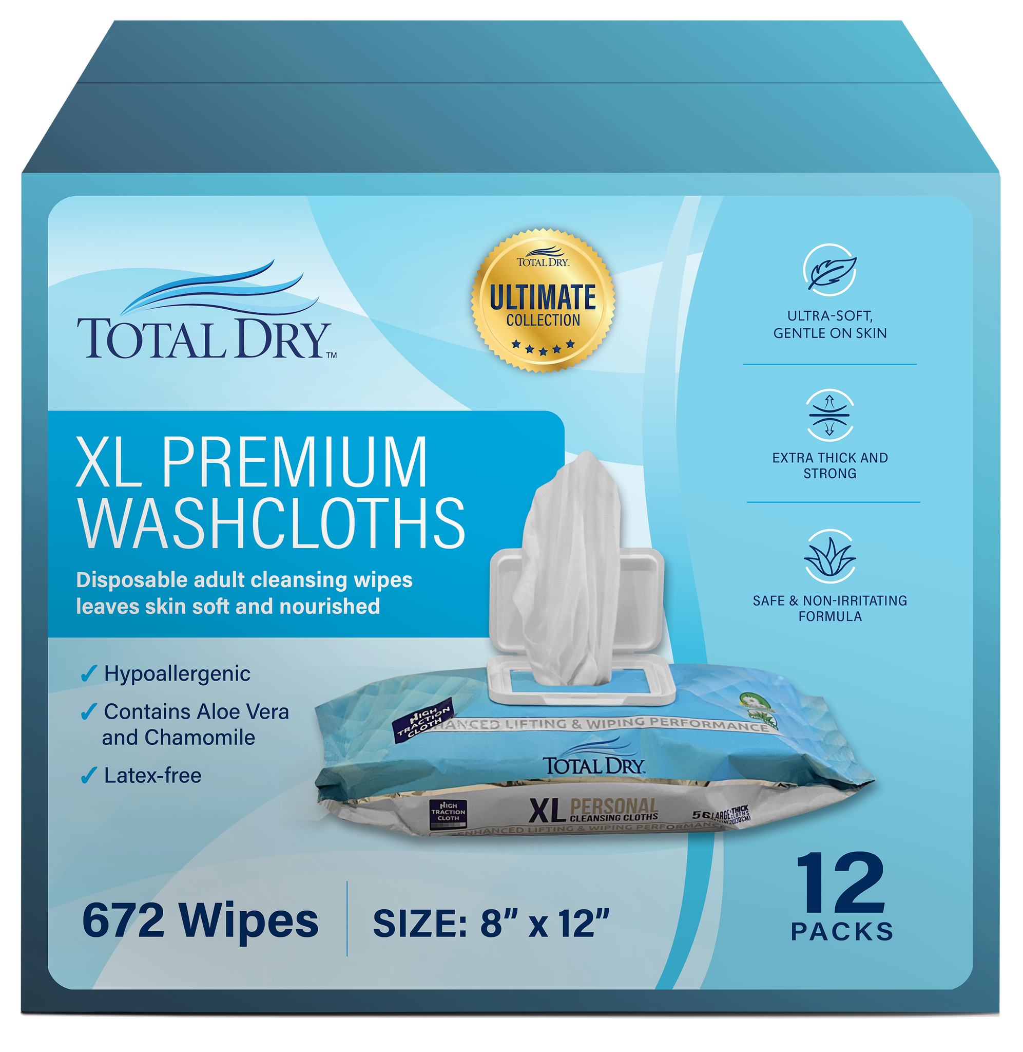 Extra Large Premium Washcloths