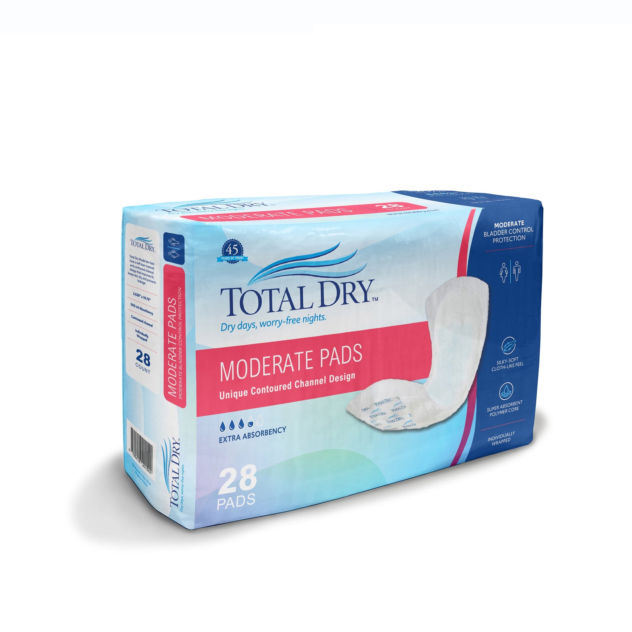 TotalDry Moderate Pads Sample (2 Pieces)