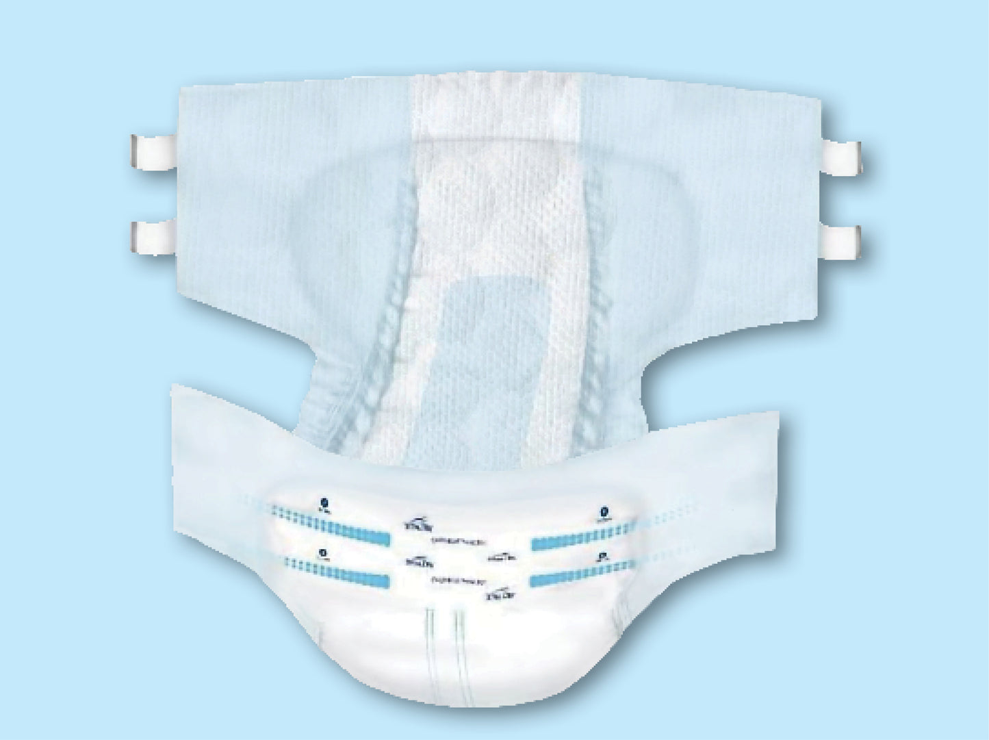 TotalDry Breathable Fitted Briefs - Heavy Absorbency for Ultimate Comfort and Protection. Disposable Adult Diapers with Refastenable Tabs